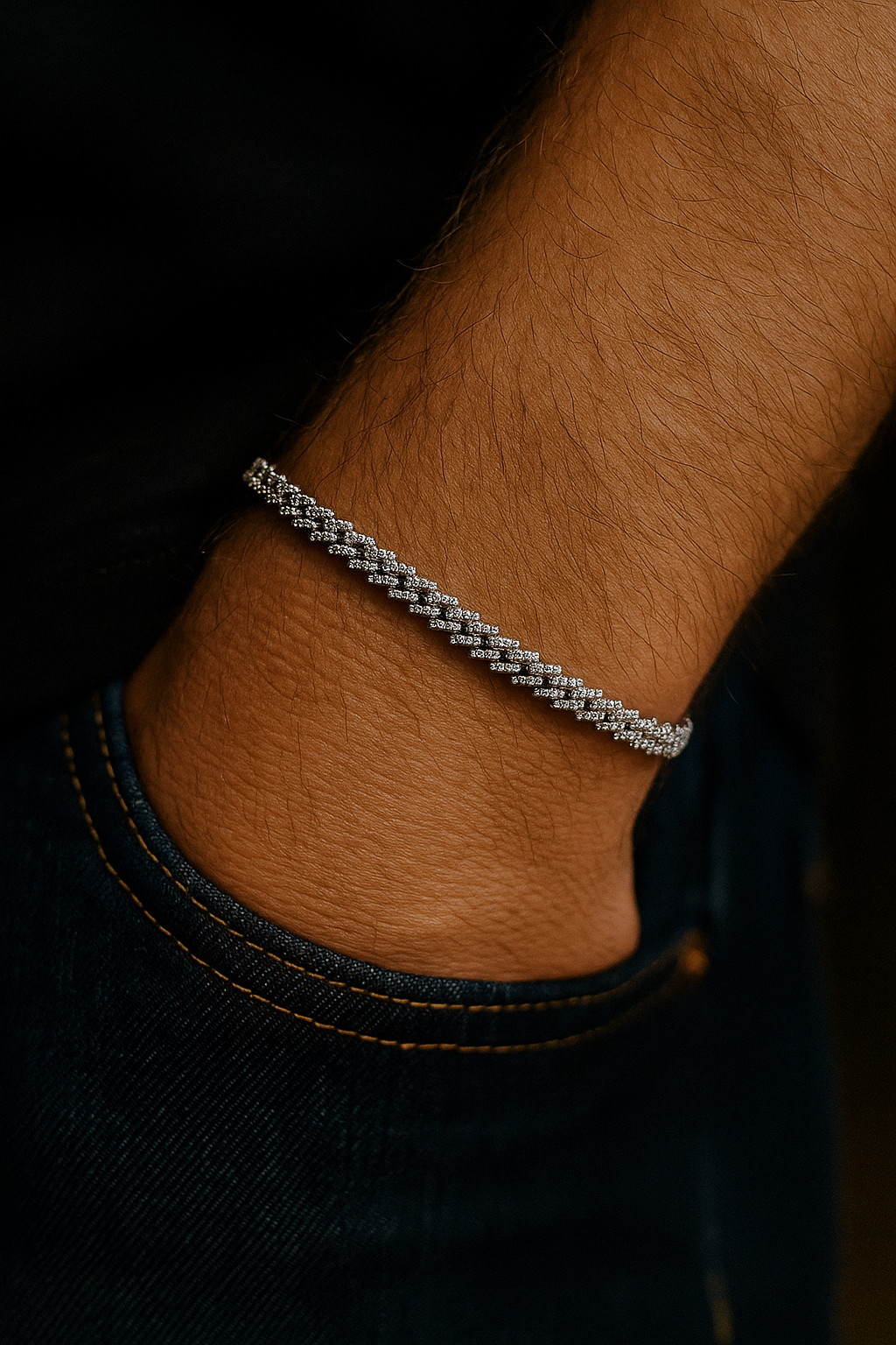Radiance Link Moissanite Bracelet