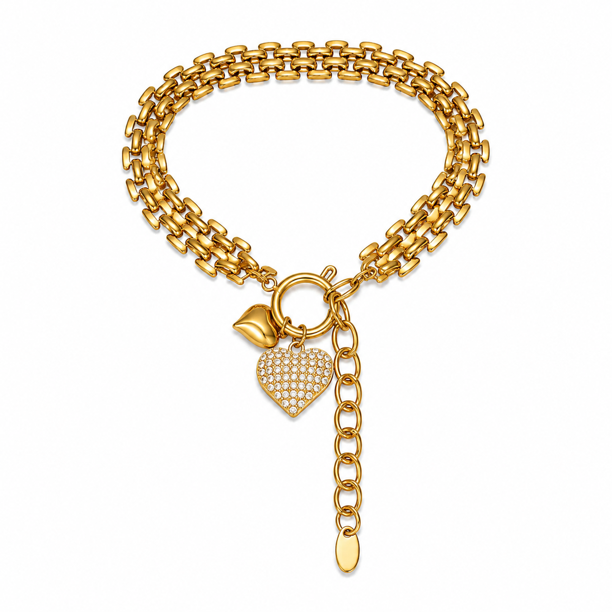 Amora Heart Charm Bracelet