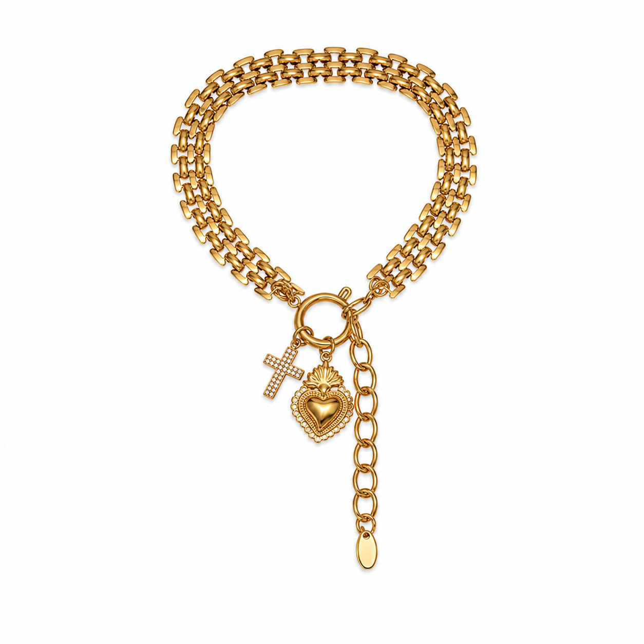 Amora Heart Charm Bracelet