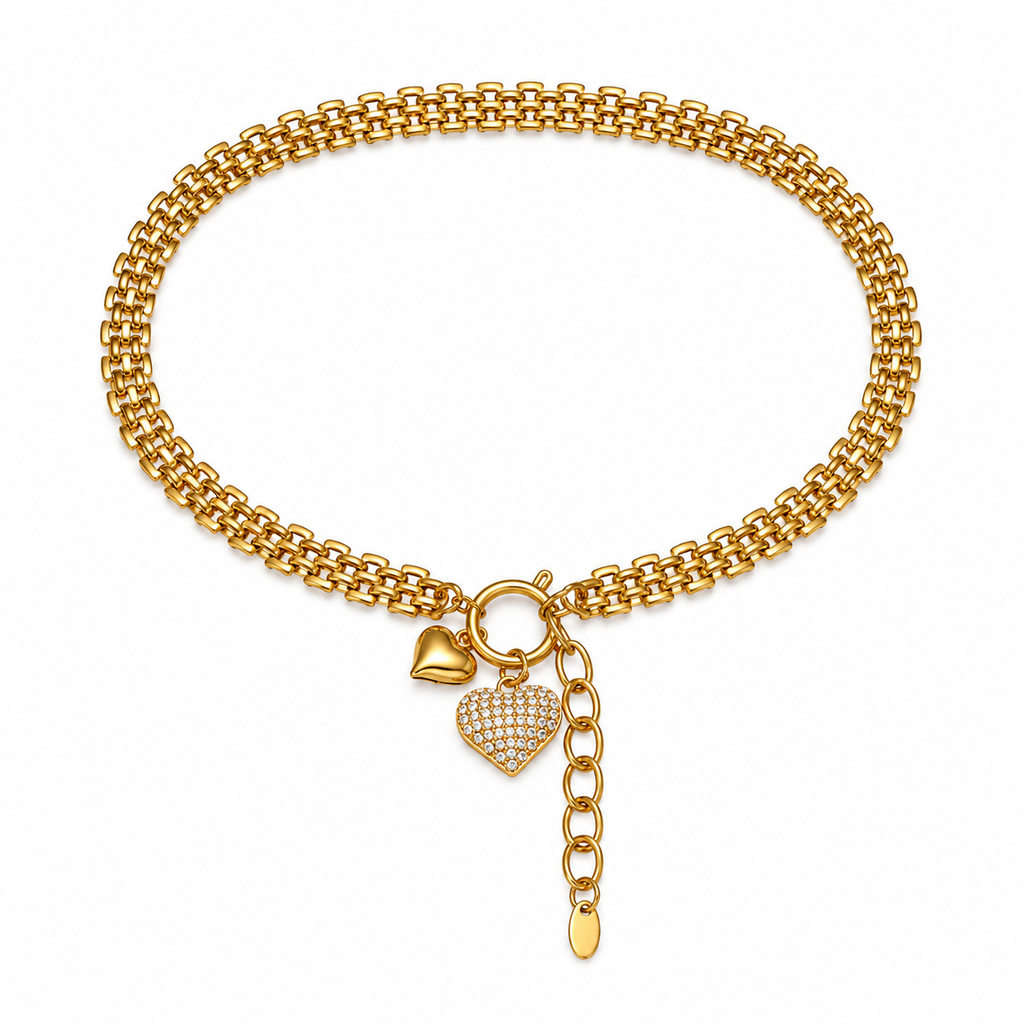 Amora Heart Charm Necklace