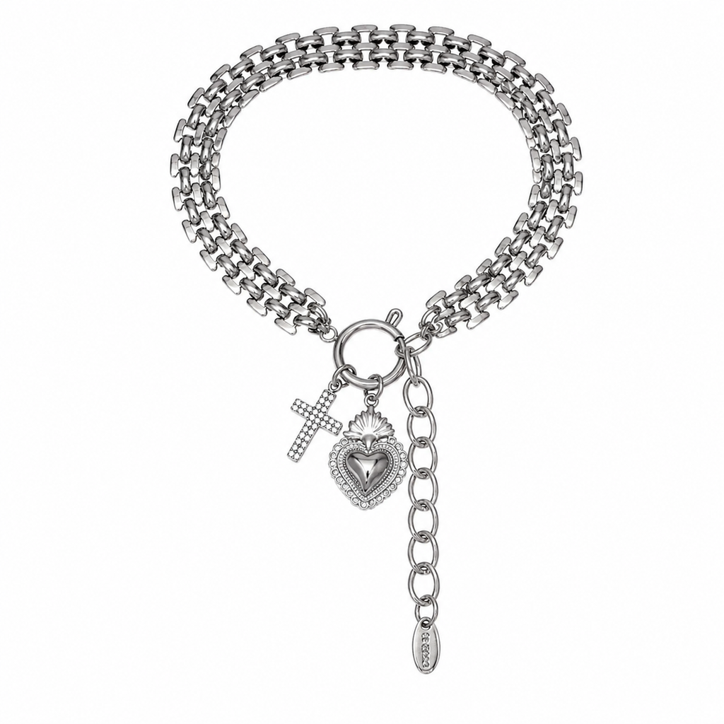 Amora Heart Charm Bracelet