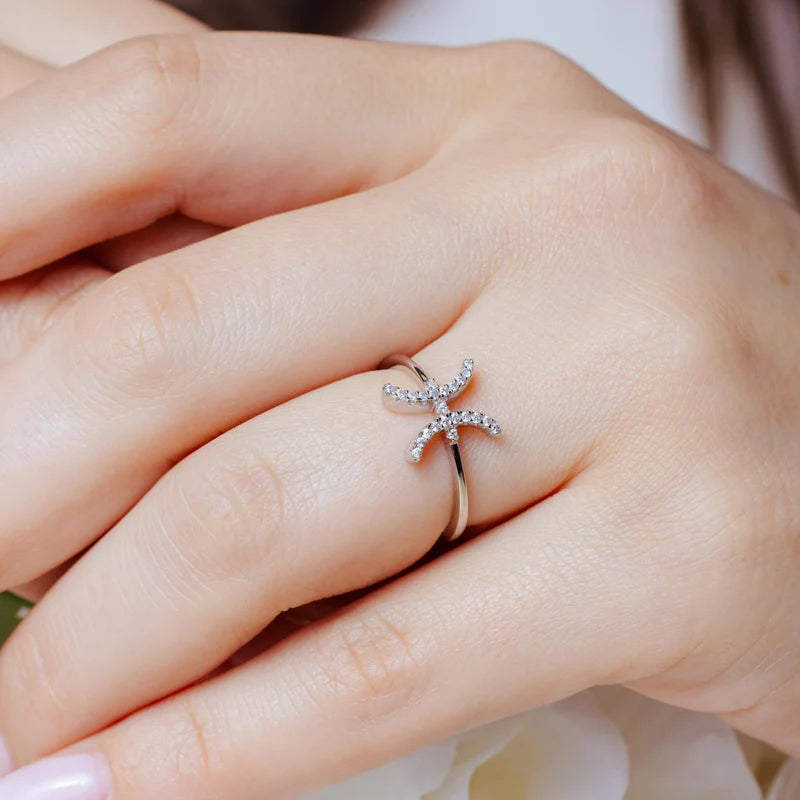 Zodiac CZ Signature Ring