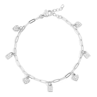 Lock & Love Charm Bracelet