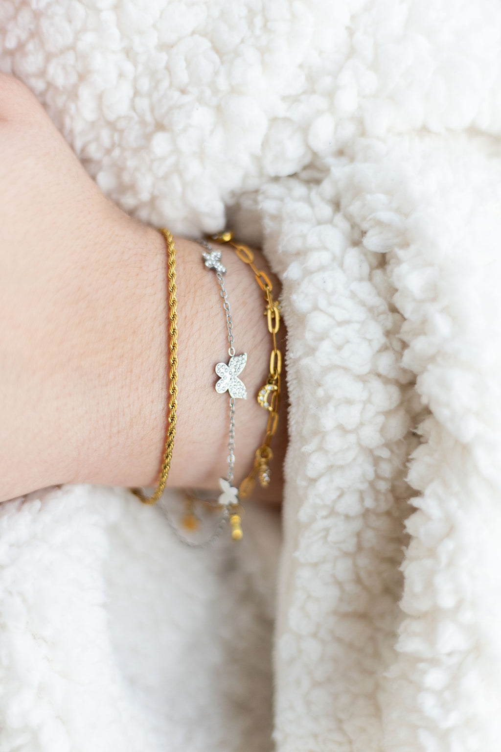 Flutter Trio Bracelet