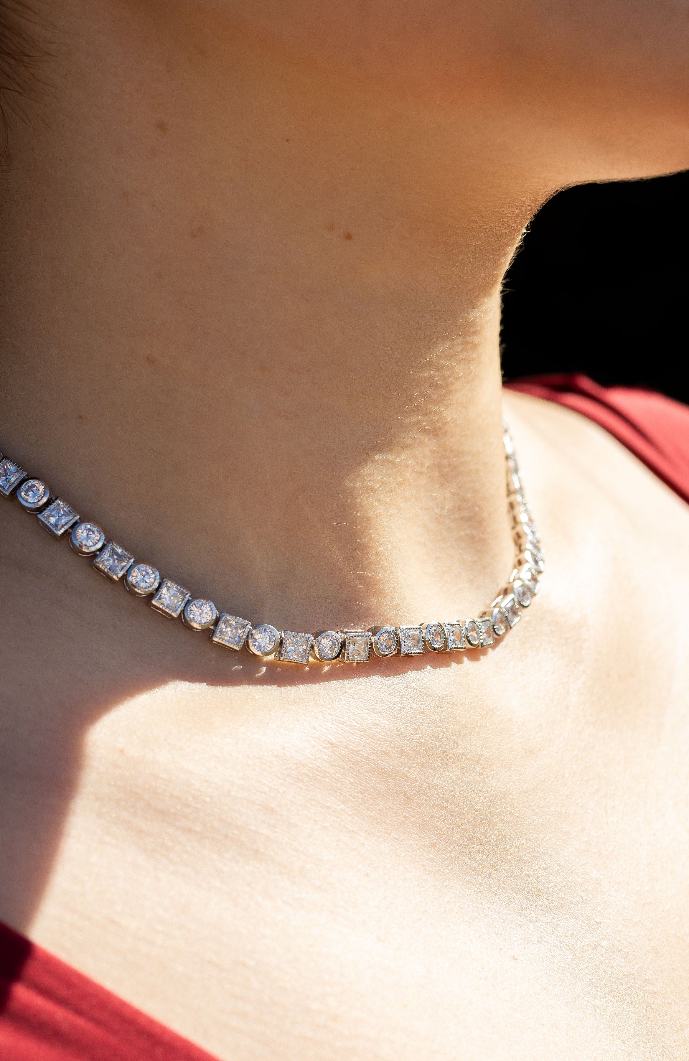 Luxe Radiance Moissanite Necklace