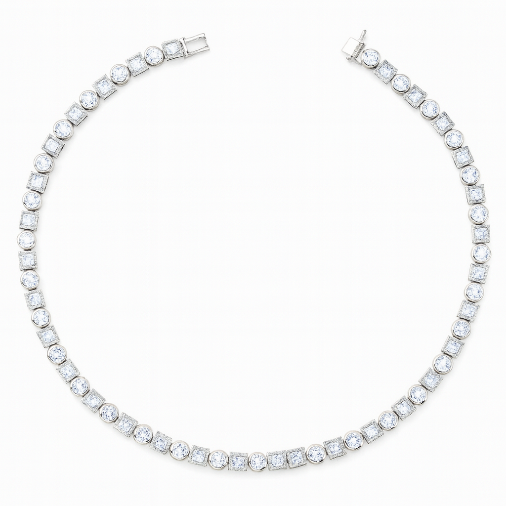 Luxe Radiance Moissanite Necklace