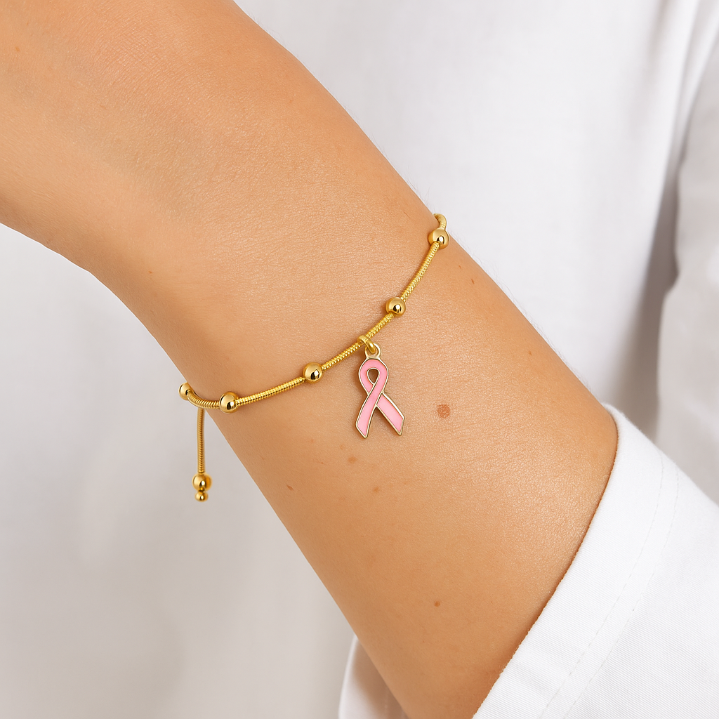 Treat Ürself ribbon bangle Ribbon of Hope Bracelet – Karen Cole Timeless Treasures