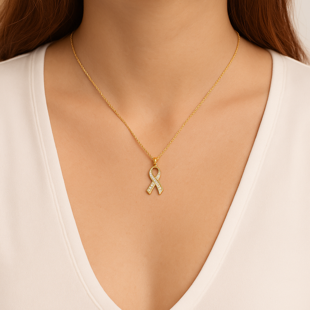 Ribbon of Strength Necklace