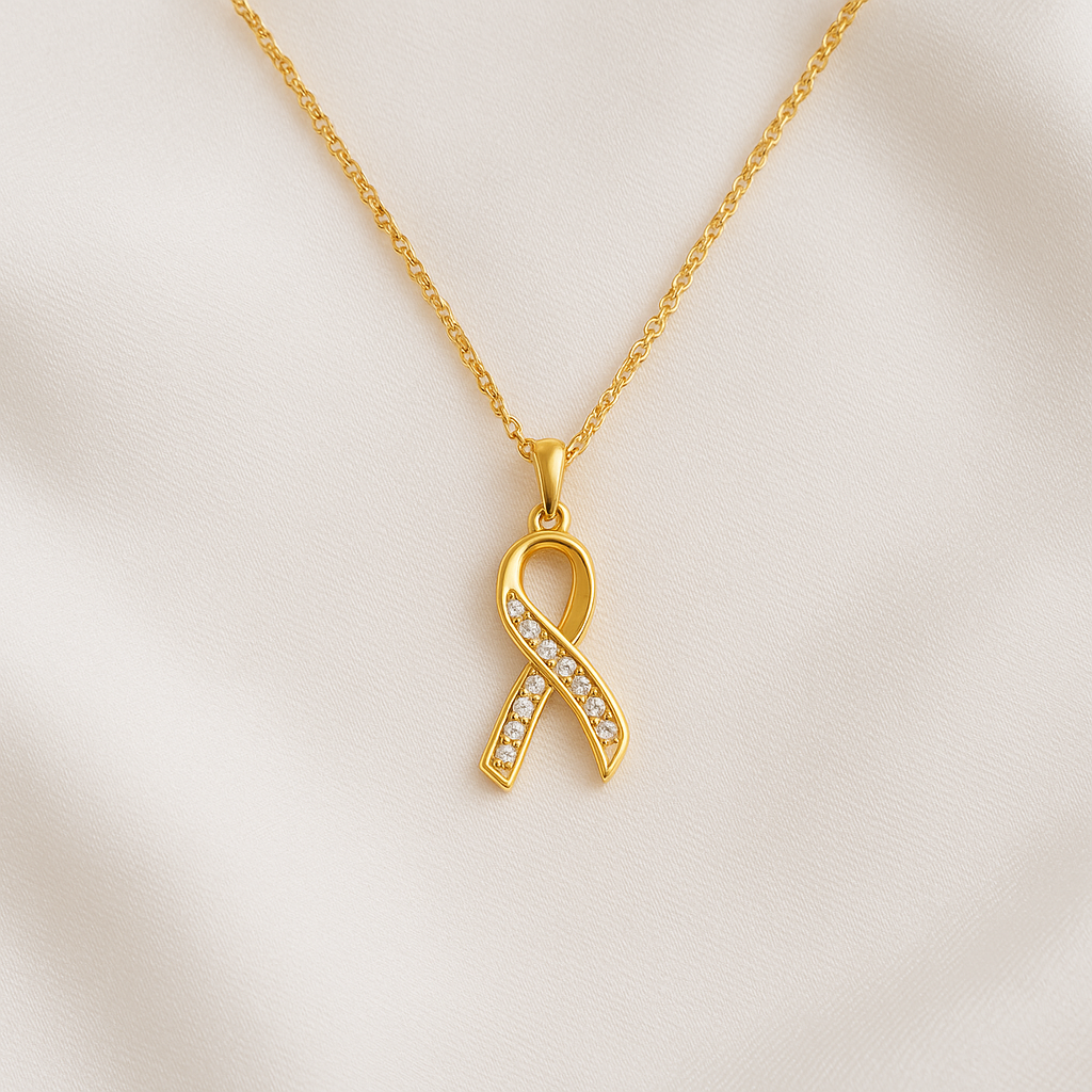 Ribbon of Strength Necklace