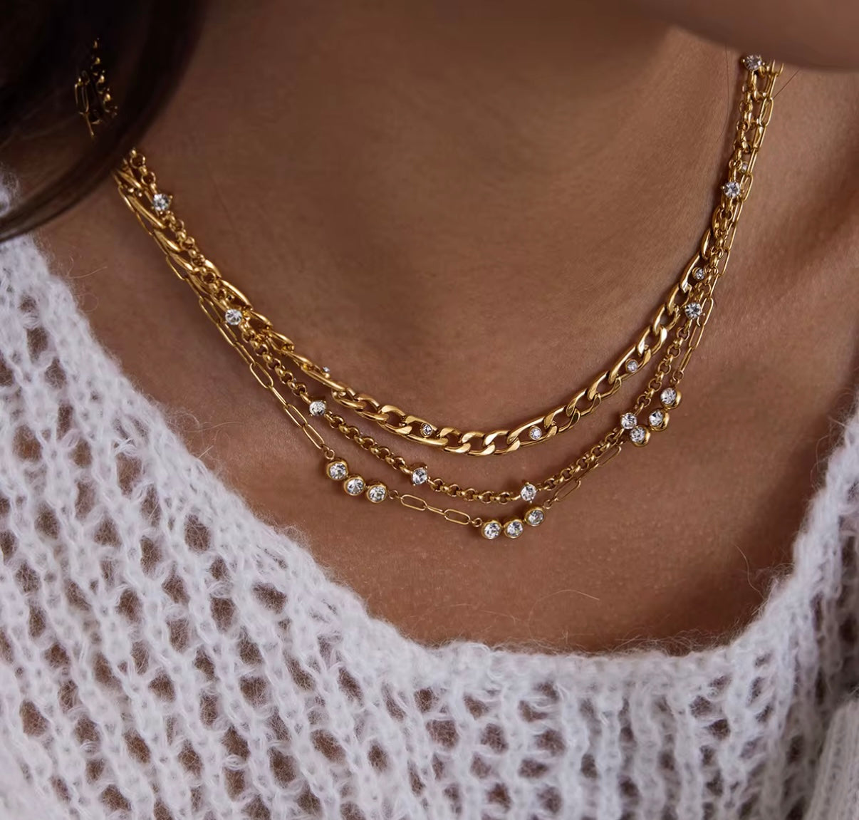 Illumi-Link Figaro Necklace