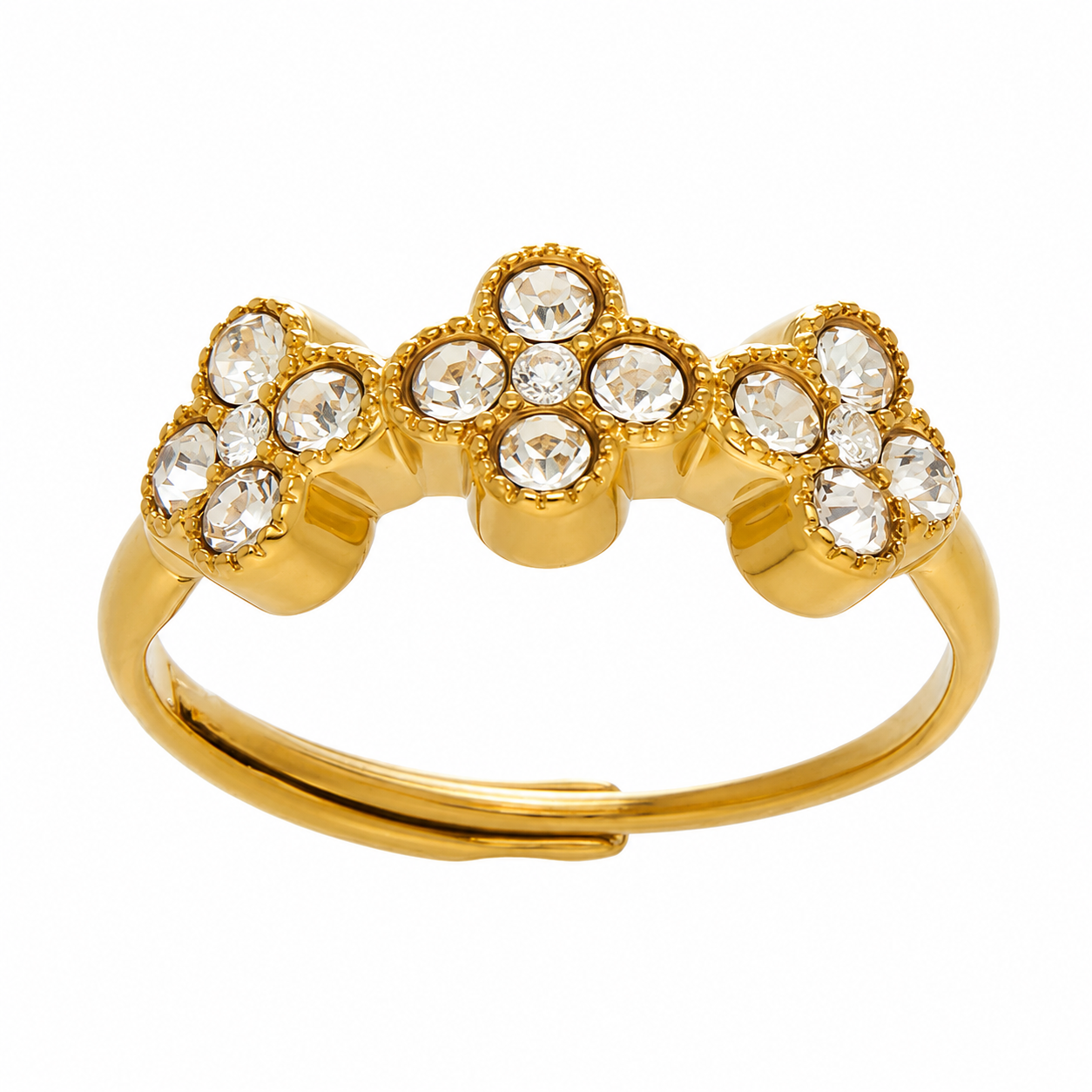 Bloom Trio Adjustable Ring