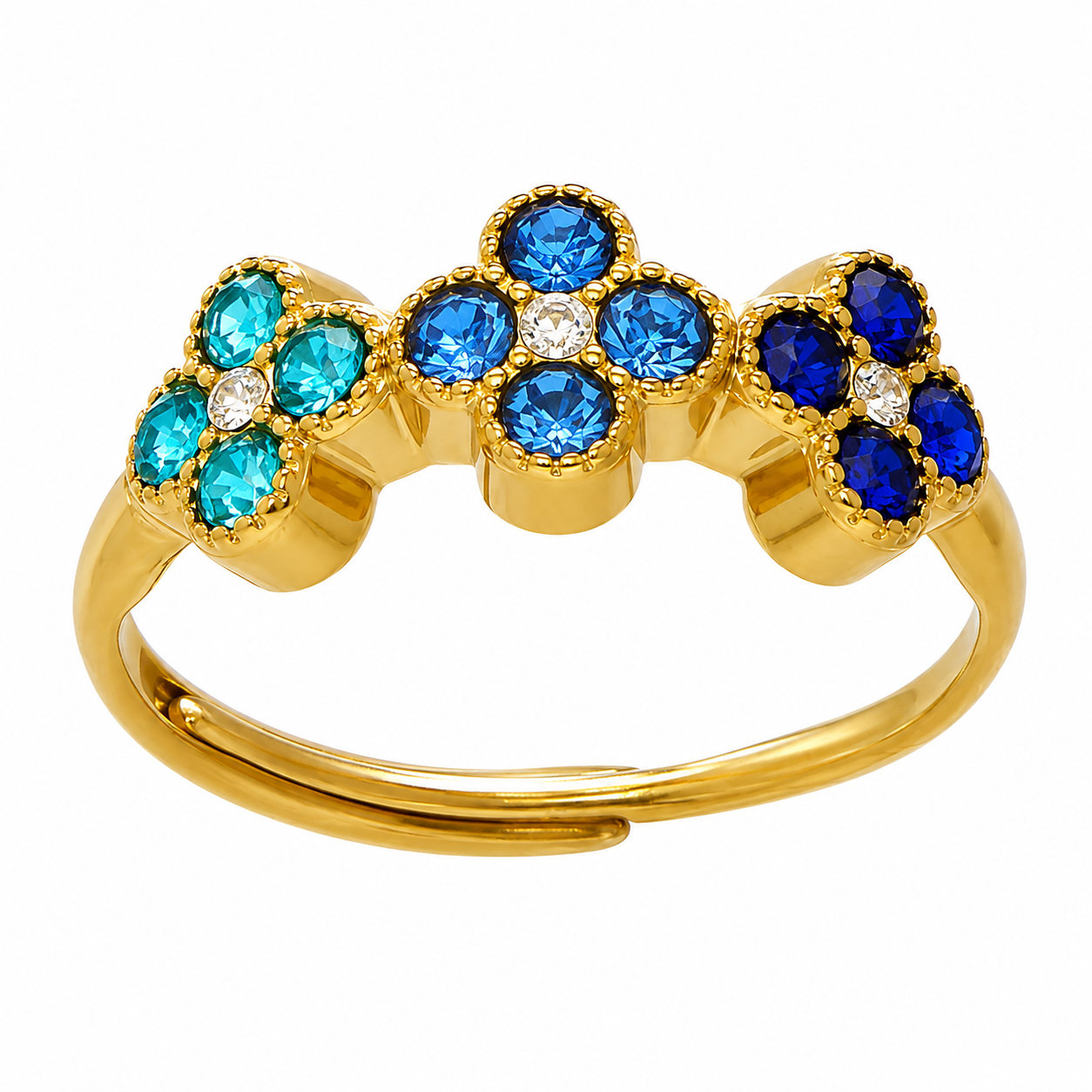 Bloom Trio Adjustable Ring