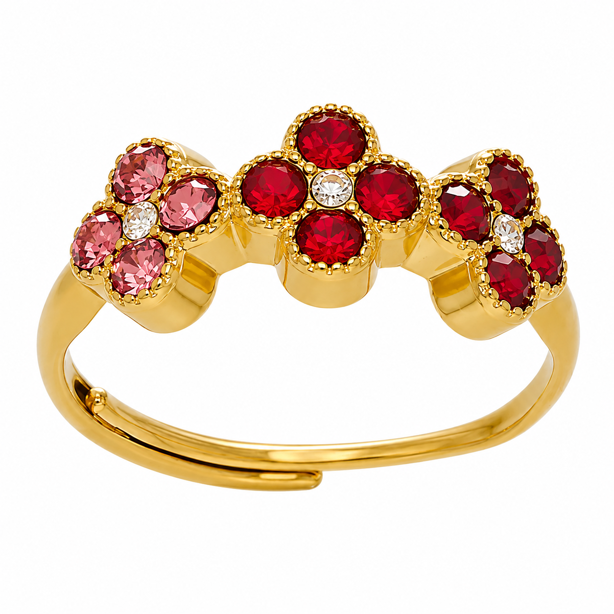 Bloom Trio Adjustable Ring