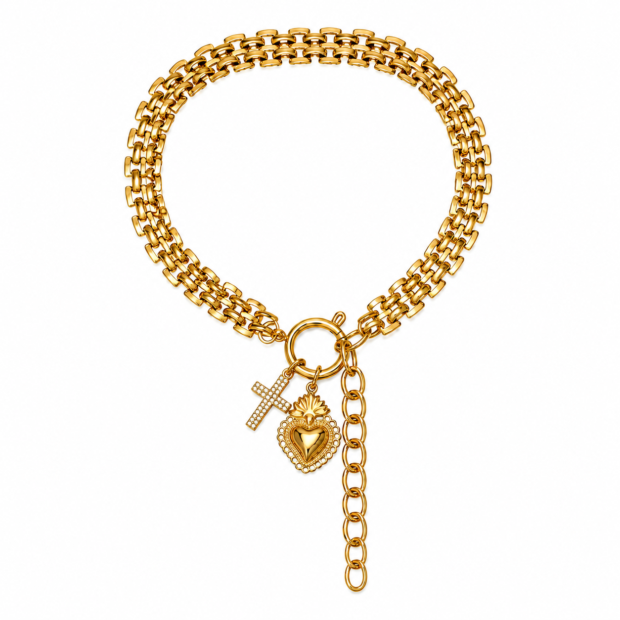 Amora Heart Charm Necklace