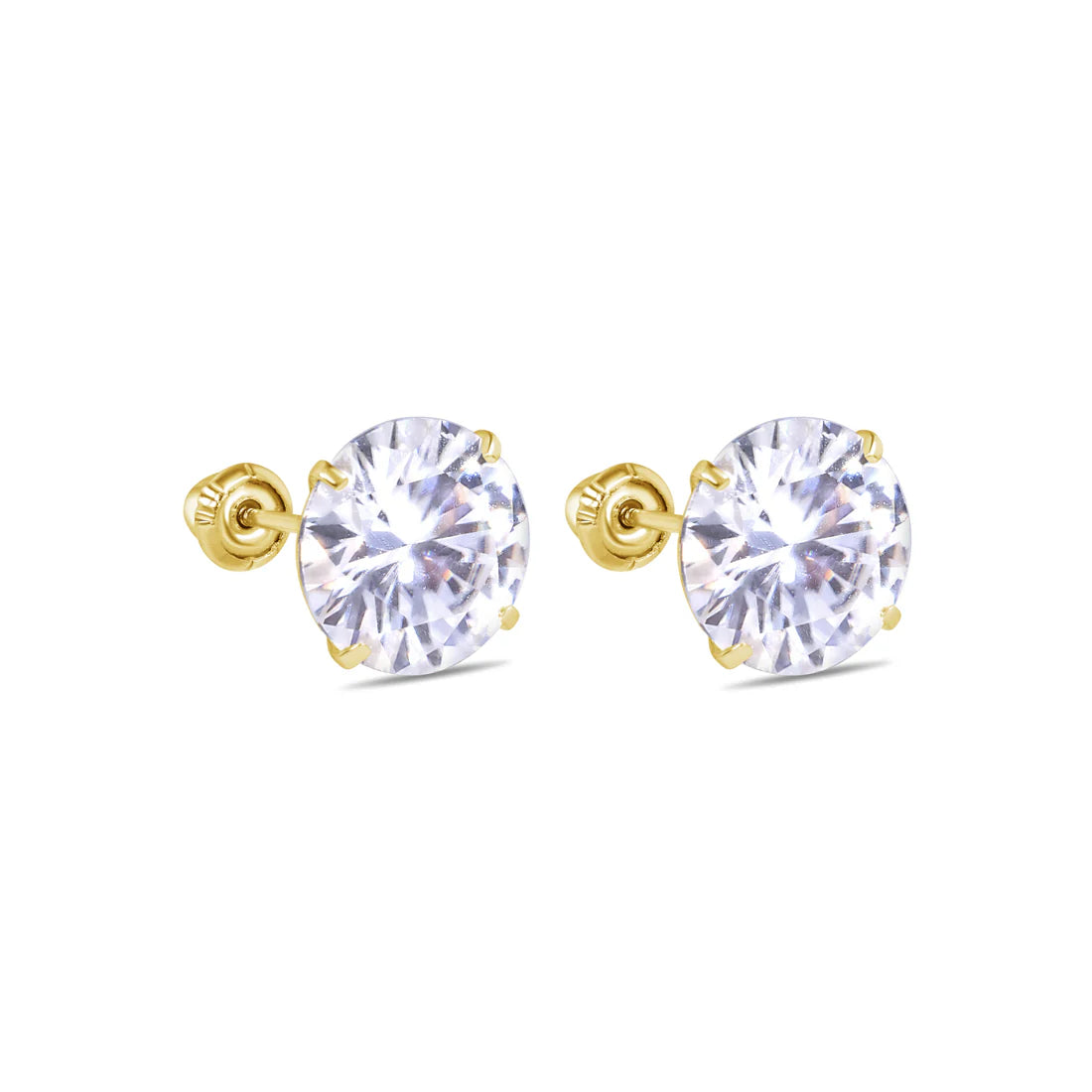 14k Luxe Moissanite Studs