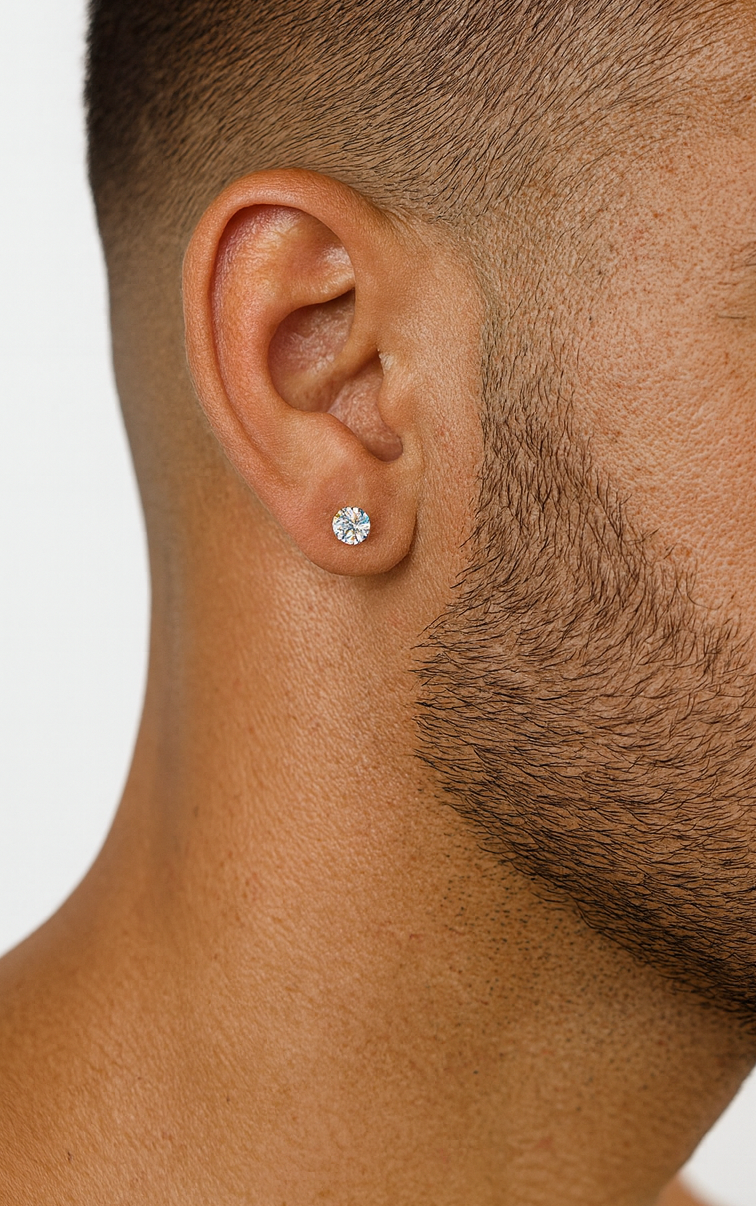 14k Luxe Moissanite Studs