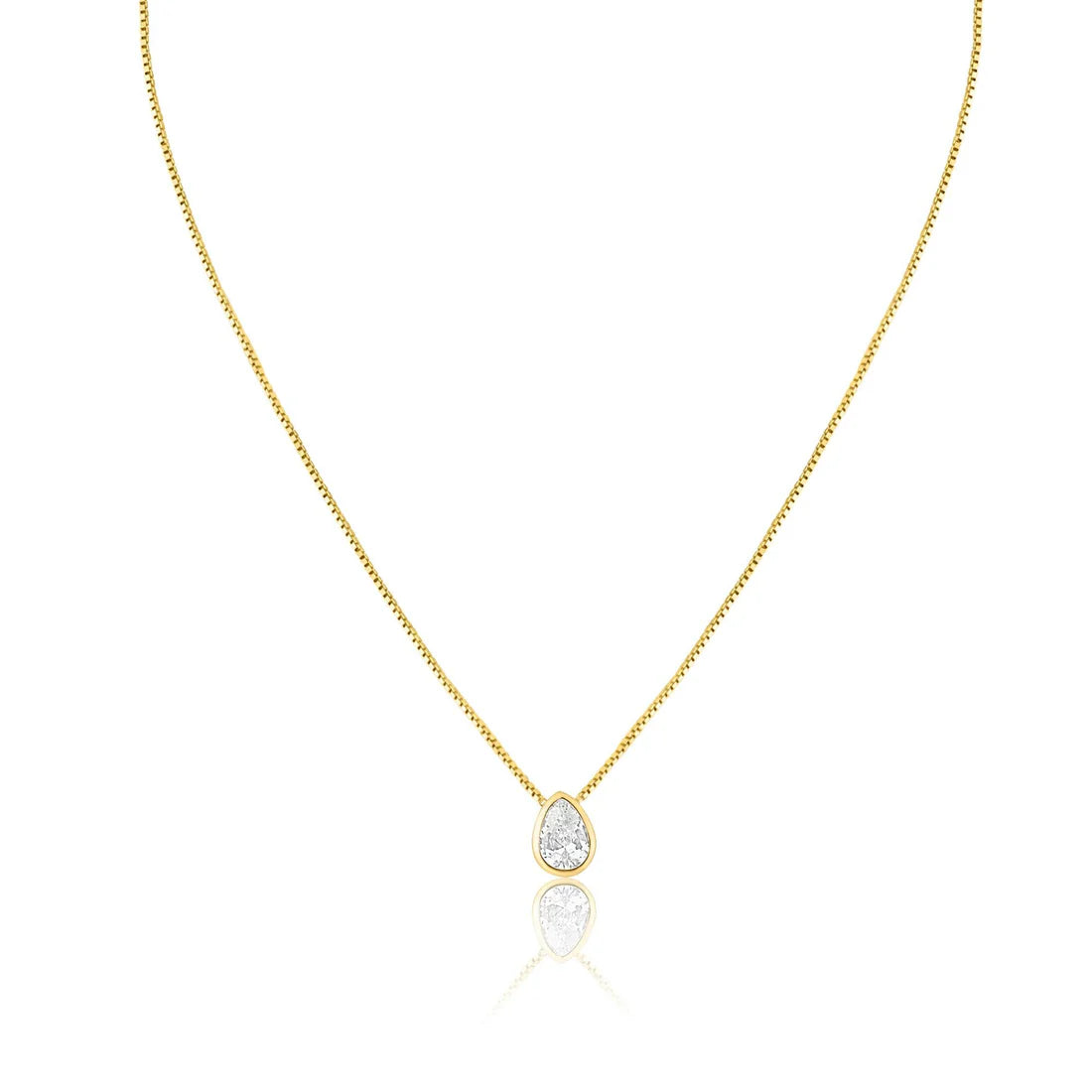 Luminous Teardrop Necklace