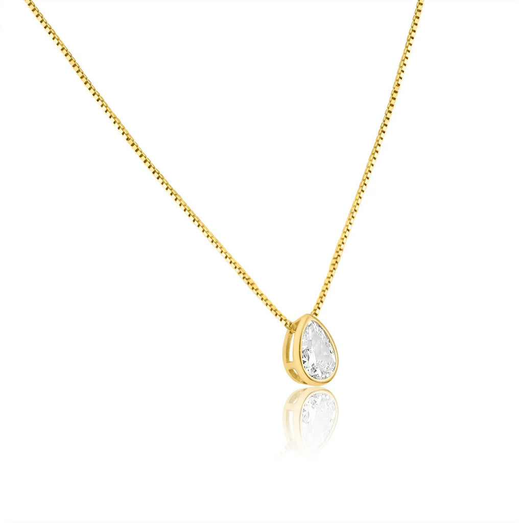 Luminous Teardrop Necklace