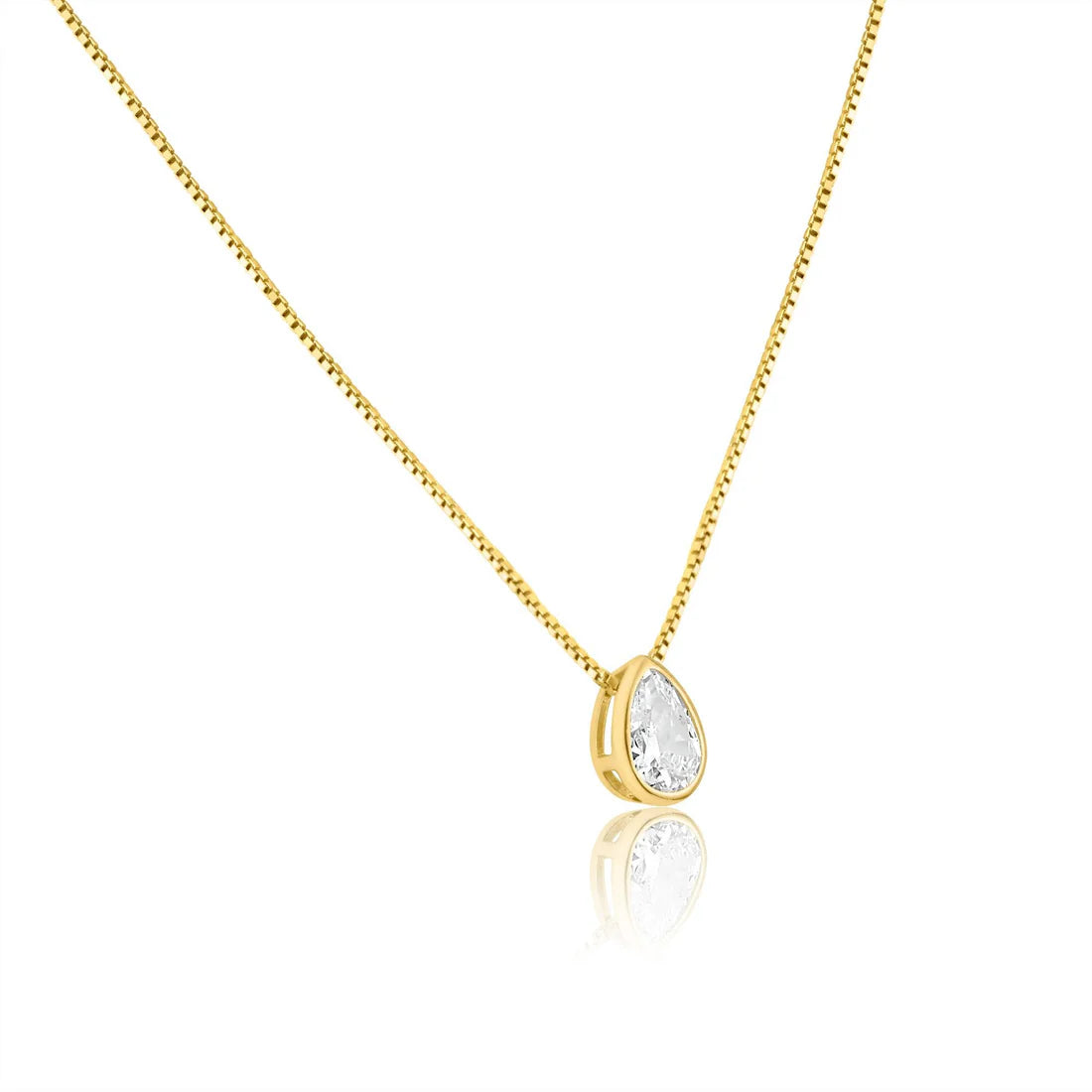Luminous Teardrop Necklace