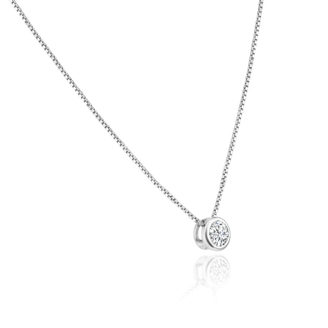 Classic Bezel Necklace