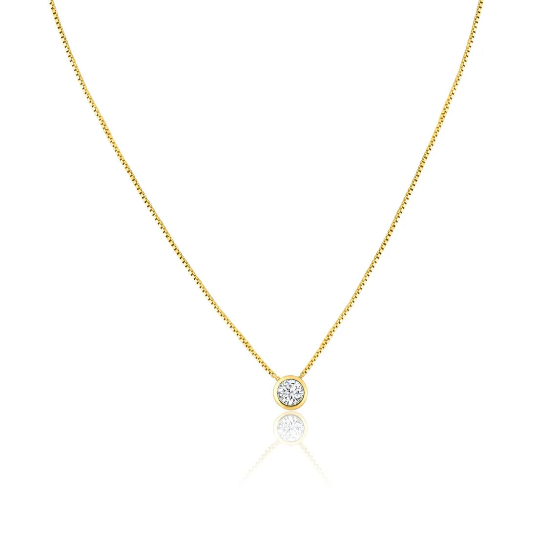 Classic Bezel Necklace