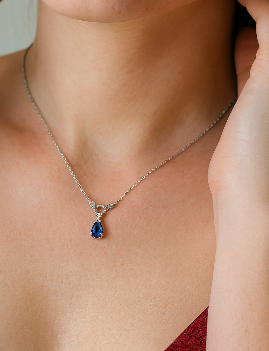 Midnight Sapphire Necklace