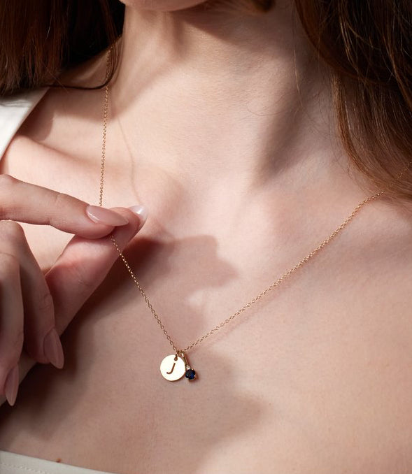 Signature Upper Case Initial Necklace