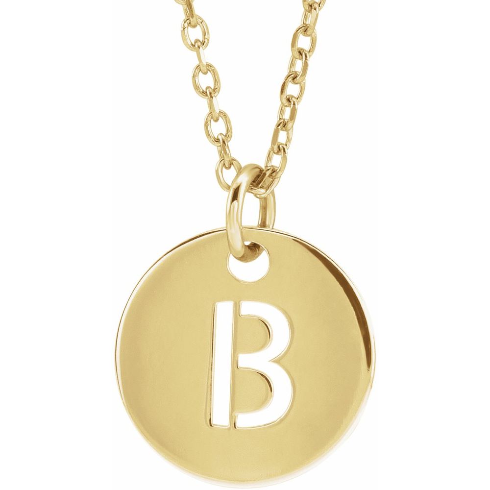 Signature Upper Case Initial Necklace