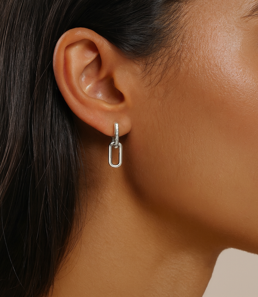 Linked Luxe Drop Earrings