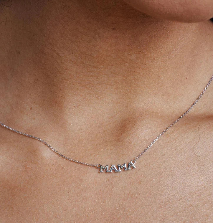 Classic MAMA Bar Necklace