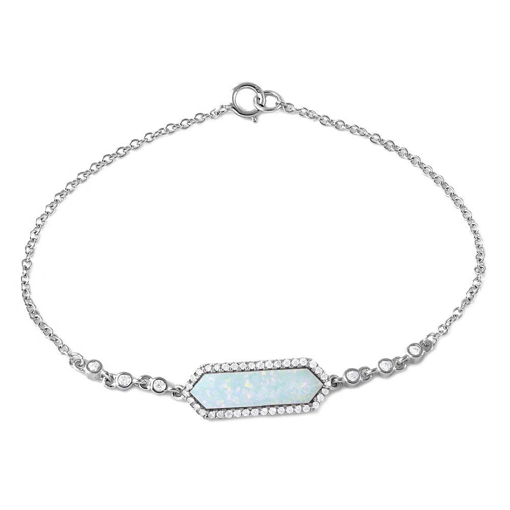Opal Horizon CZ Bracelet