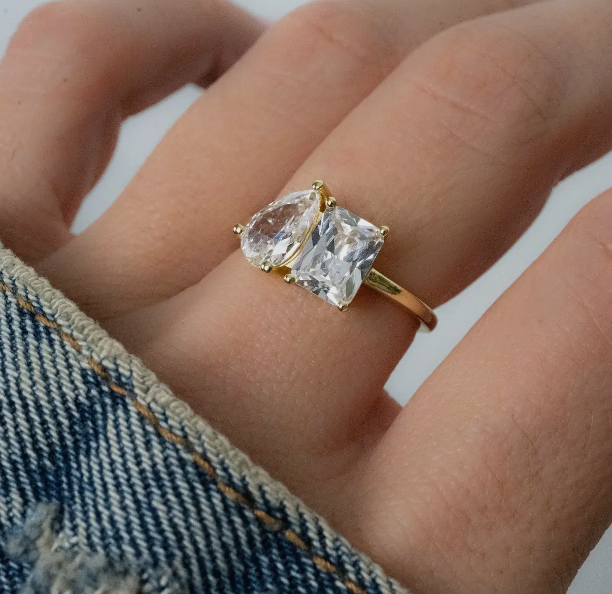 Viral Twin Flame Ring