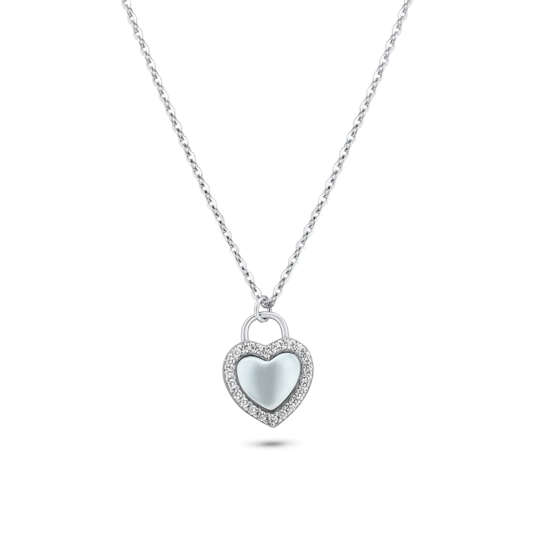 Mother Of Pearl Love Necklace