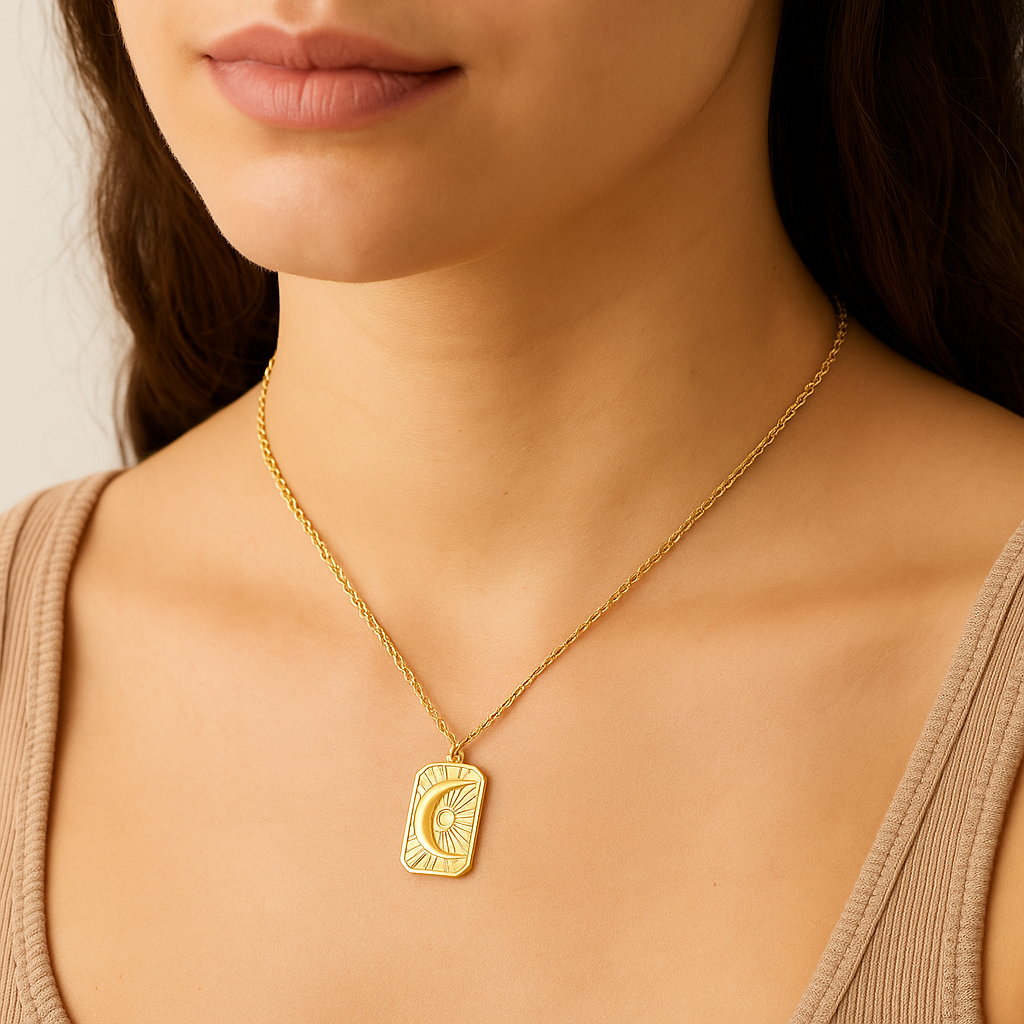 Lunar Radiance Pendant Necklace