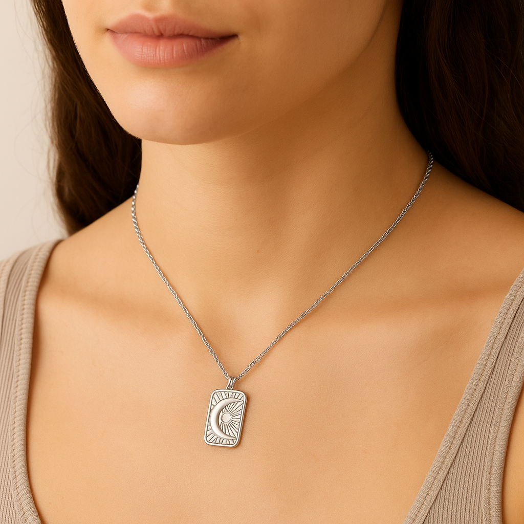 Lunar Radiance Pendant Necklace