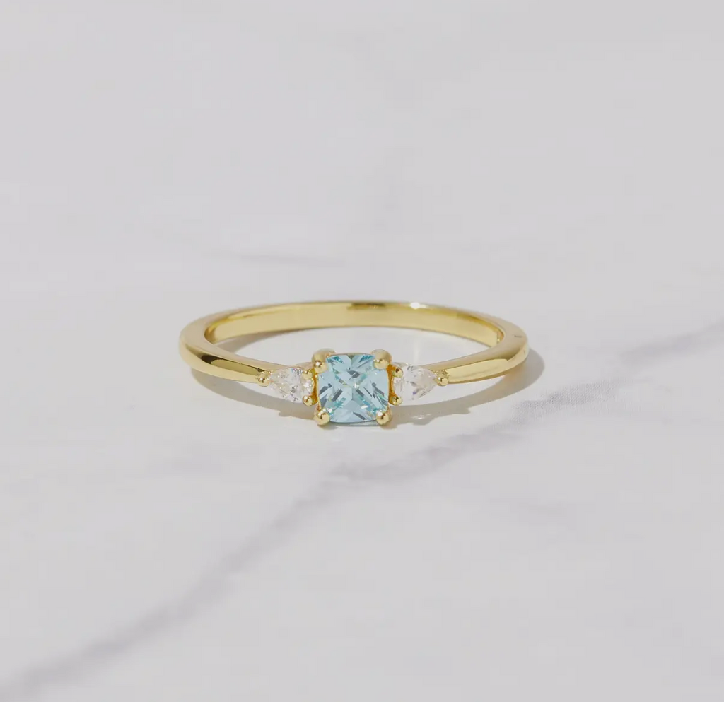 Azure Whisper Ring
