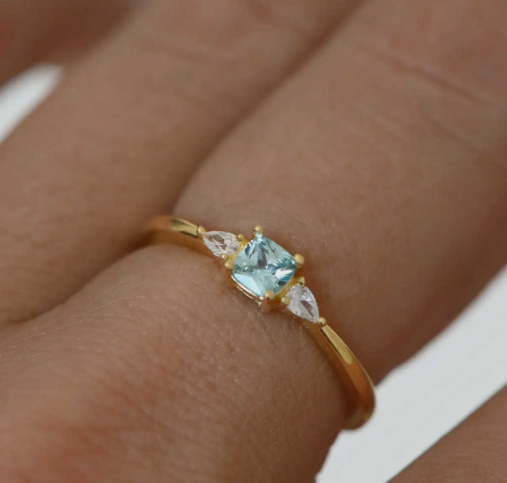 Azure Whisper Ring