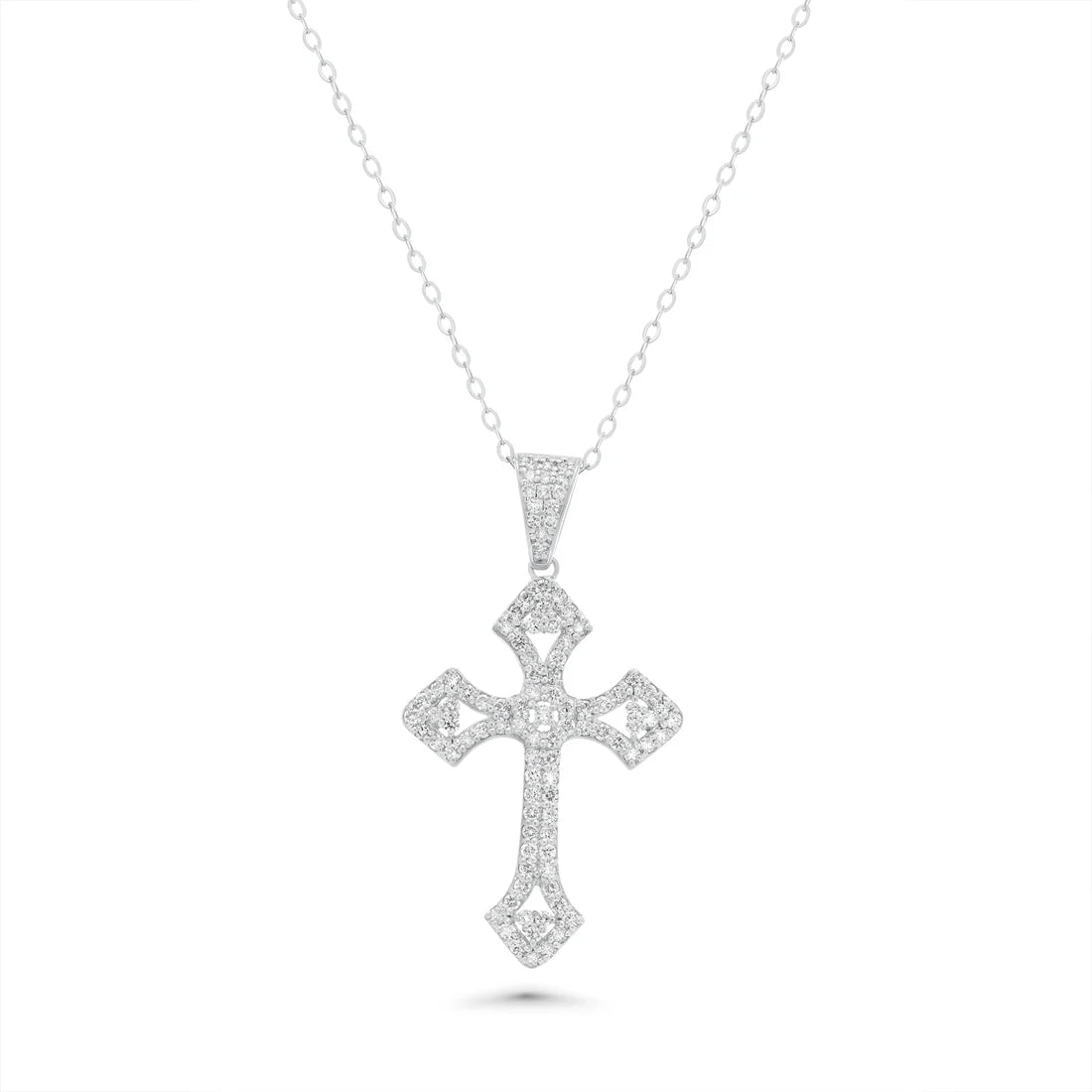 Vow of Light Cross Large Diamond Necklace