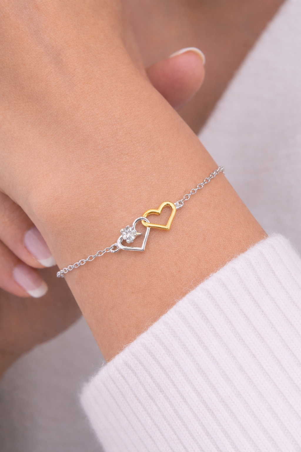 Linked Hearts Bracelet