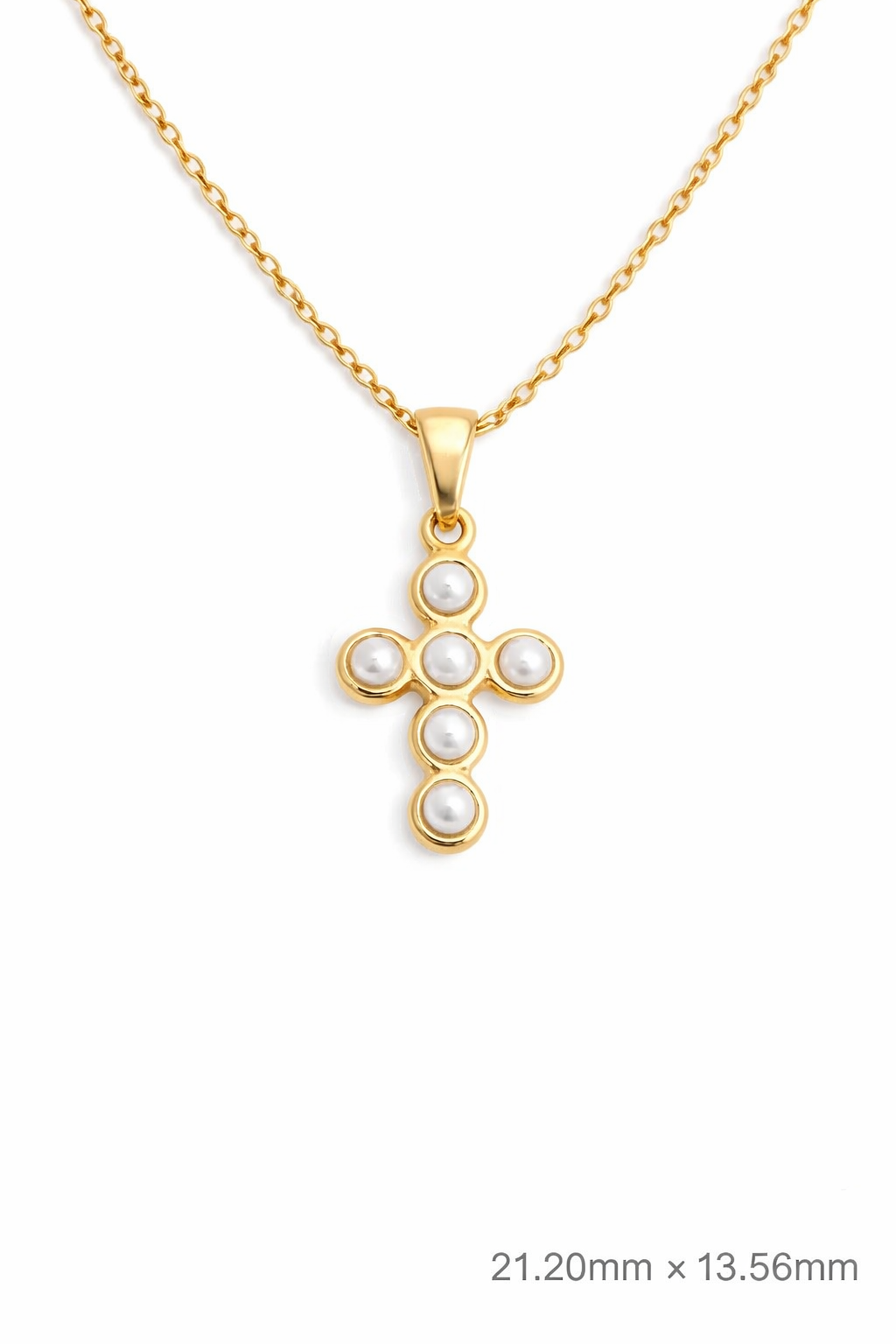 Pearl Cross Necklace