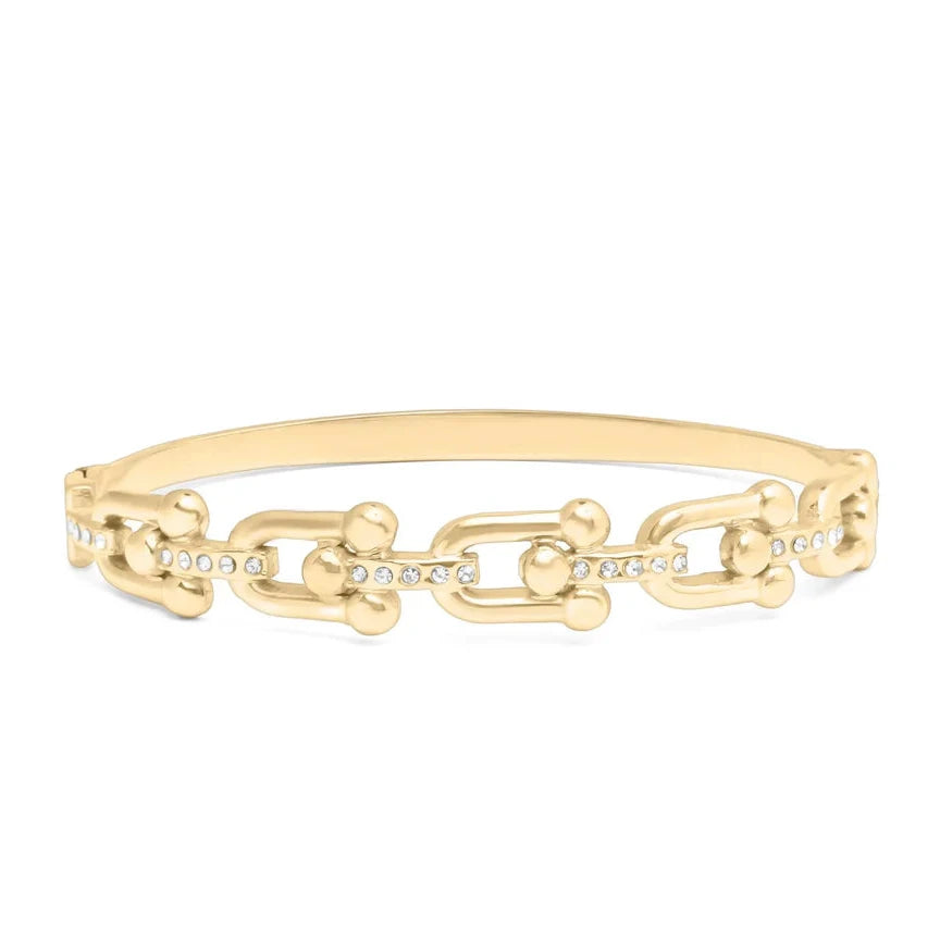 Link Luxe Stone Bangle