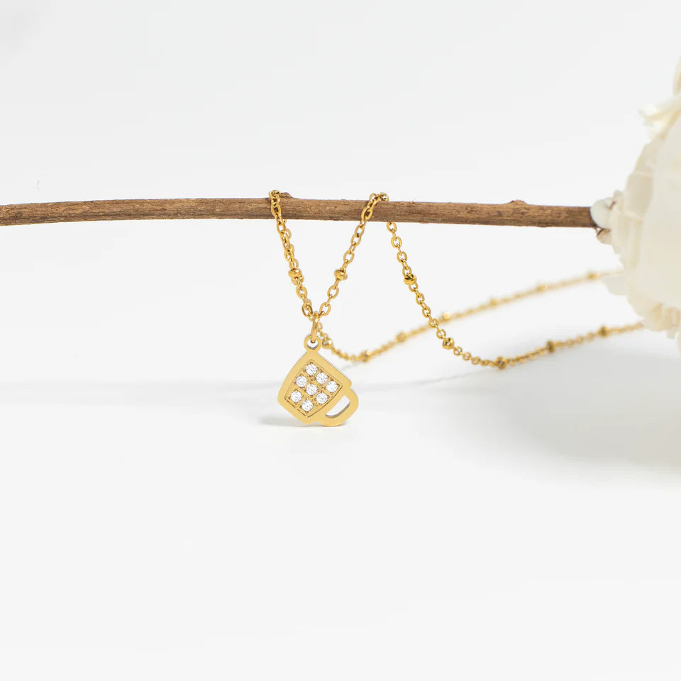 But First, Coffee Necklace
