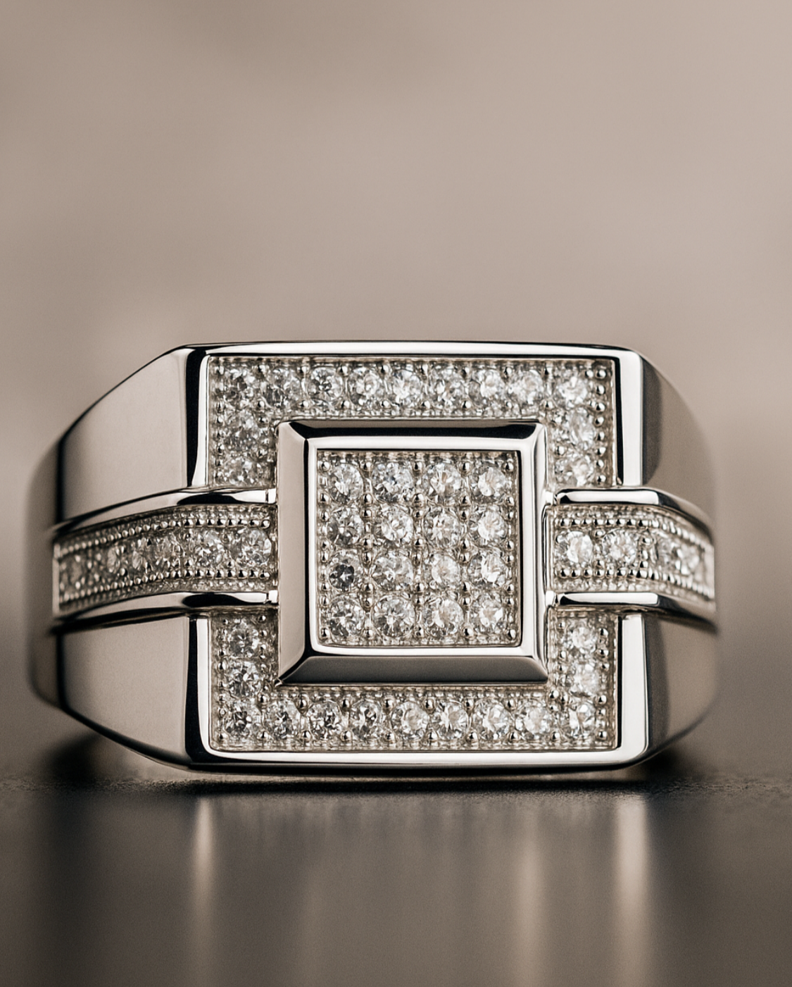 Valor Statement Moissanite Ring