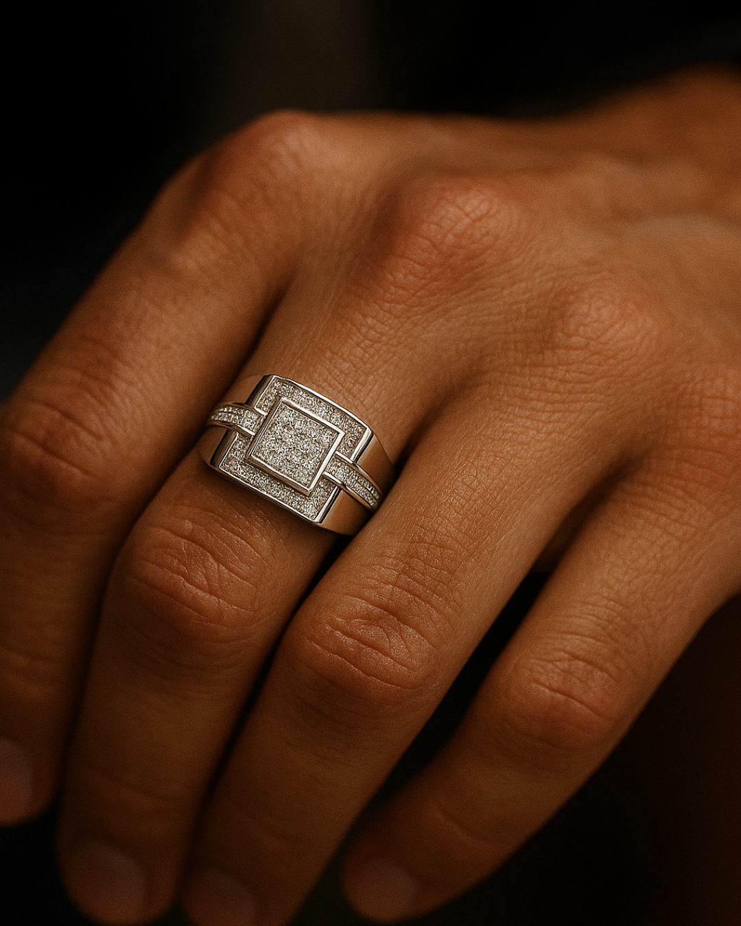 Valor Statement Moissanite Ring