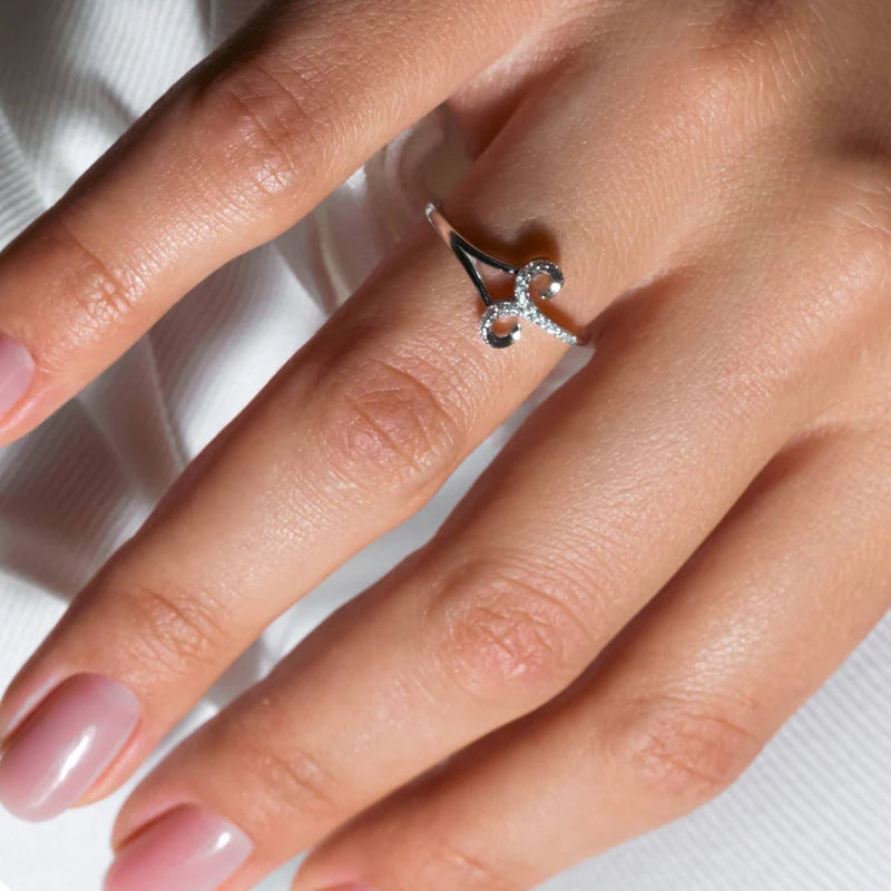 Zodiac CZ Signature Ring