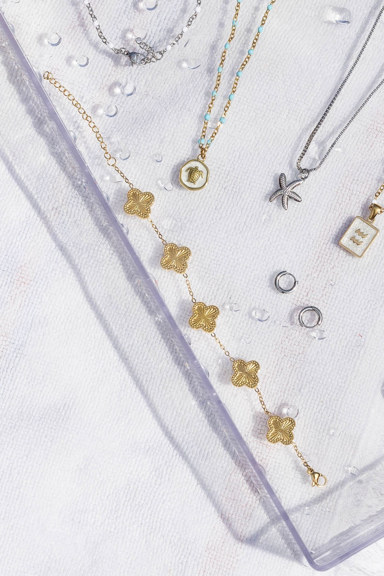 Lucky Charm Clover Bracelet image 1